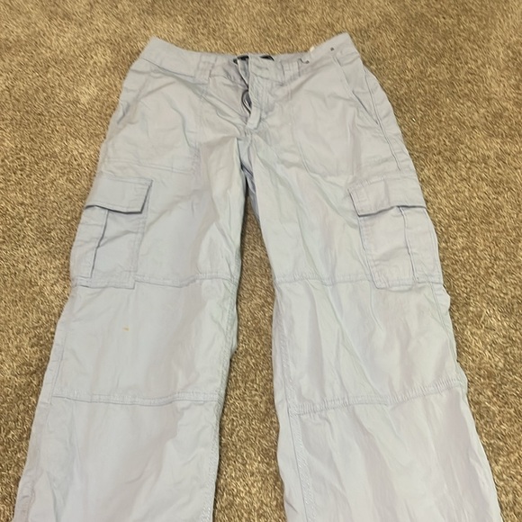 hollister cargo pants light blue - Picture 2 of 3